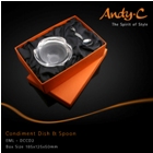 Andy C Emerge Range Condiment dish & spoon set